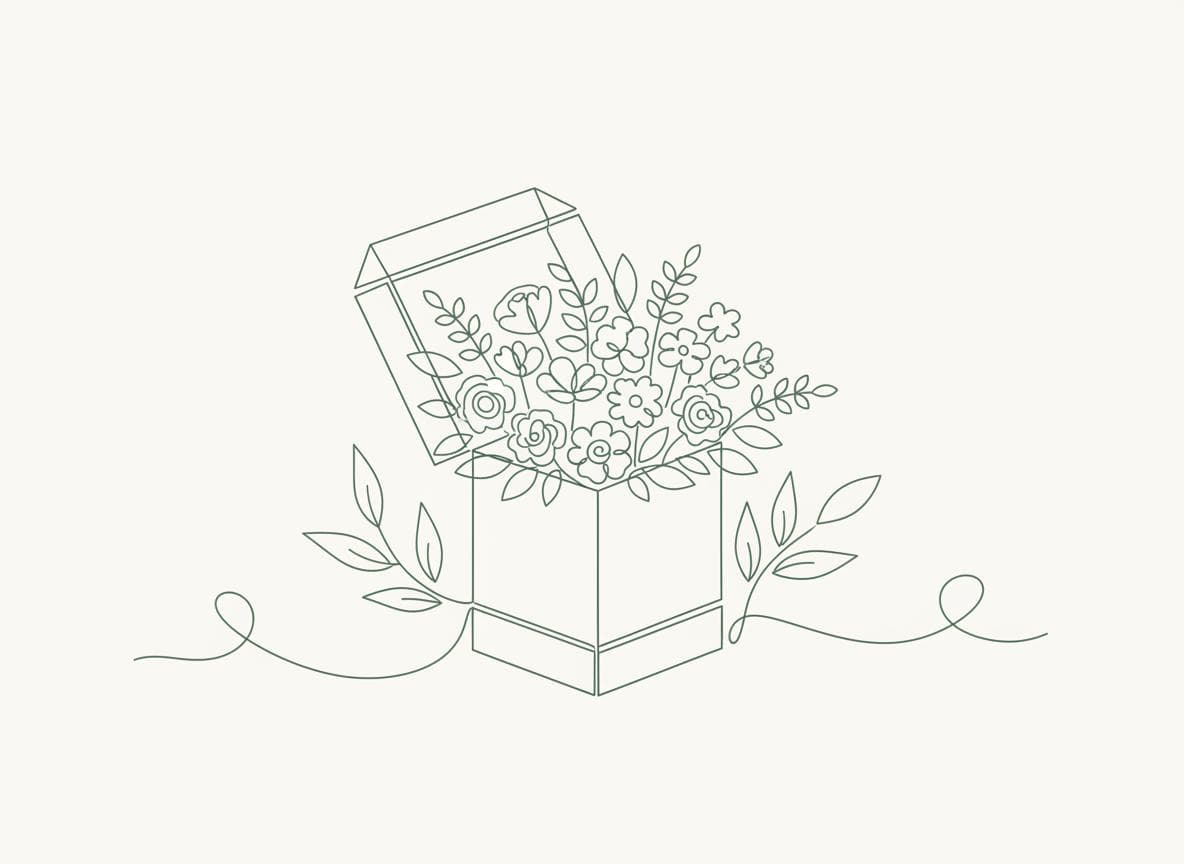 Gift collection illustration